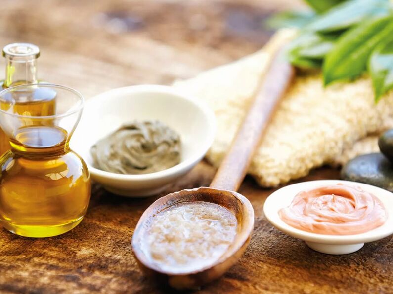 Mask ingredients are the face